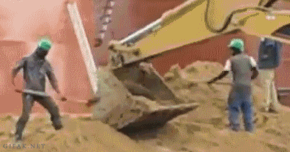 Image result for construction shovelling